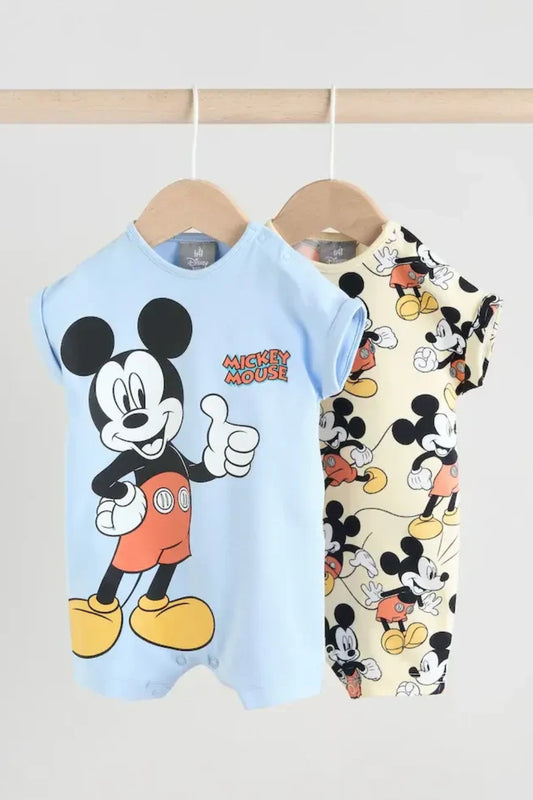 Pack of 2 Mickey Mouse rompers