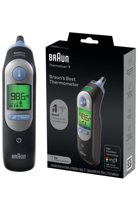Braun ThermoScan 7 Ear Thermometer - Black