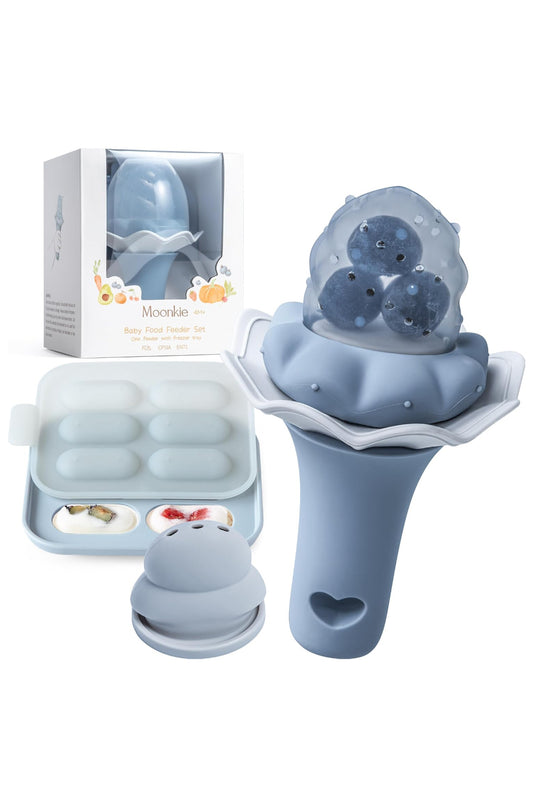 Baby Fruit Teat with Freezer Tray - Blue