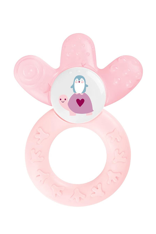 Cooler Teething Ring - 4+ Months- Pink