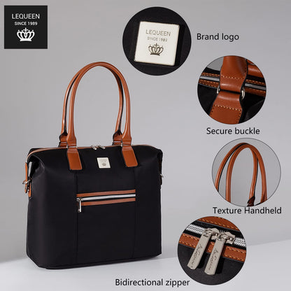 Lequeen Diamond 7TH Edition Waterproof Original Mommy Bag – Shoulder Black - Black