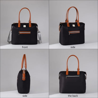 Lequeen Diamond 7TH Edition Waterproof Original Mommy Bag – Shoulder Black - Black