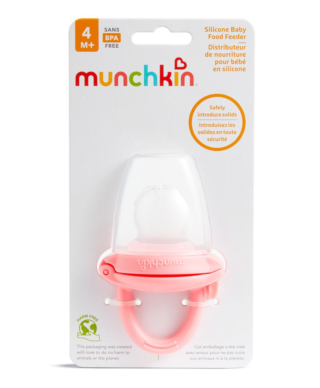 Munchkin Silicon baby Food/Fruit Feeder, 6m+ -  Pink
