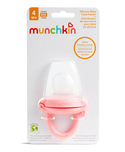 Munchkin Silicon baby Food/Fruit Feeder, 6m+ -  Pink